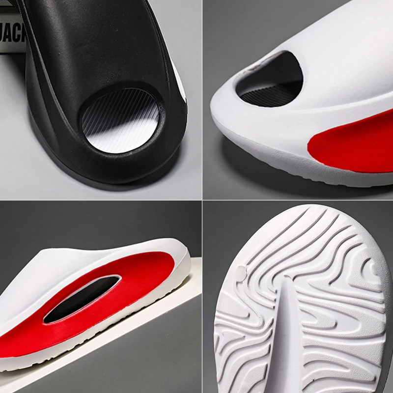 Women Summer Household Sports Slippers Thick Sole Platform Slippers Soft EVA Leisure Indoor Skid Resistant Beach Couple Slippers