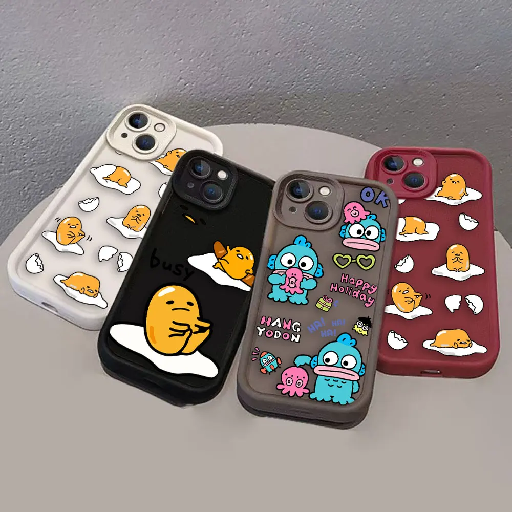 Чехол для телефона Gudetama Egg Hangyodon VIVO V23 V23E V25 V27 V27E V29 V30 V30E V40 X60 X70 X80 X90 X100 S12 Case Funda Capa