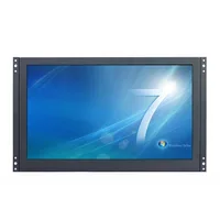 ZHIXIANDA  14.1 Inch Industrial Screen  Metal Case 1920x1080 HDMI VGA USB Input  Open Frame Capacitive Touch Monitor