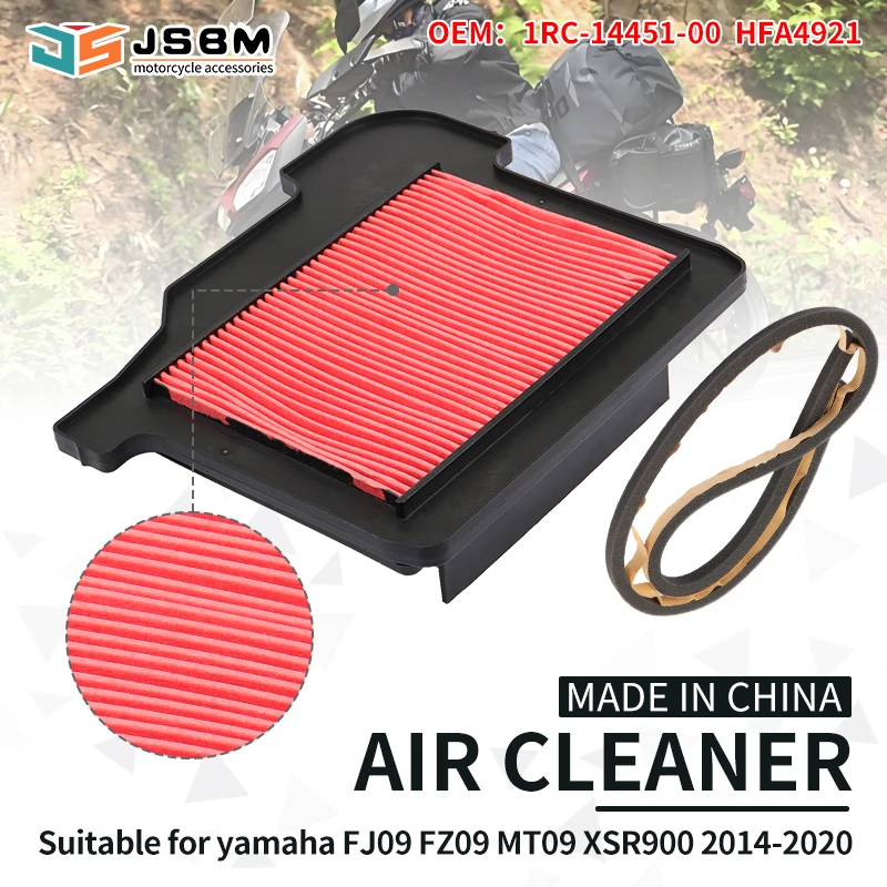 Аксессуары для мотоциклов JSBM Воздушный фильтрующий элемент YAMAHA MT09 FJ09 FZ09 FJ-09 MT-09