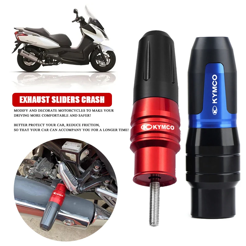 

For kymco Xciting 300 250 400 Downtown 200i 300i CT250 300 Motorcycle accessories Frame Slider Anti Crash Caps Exhaust Sliders