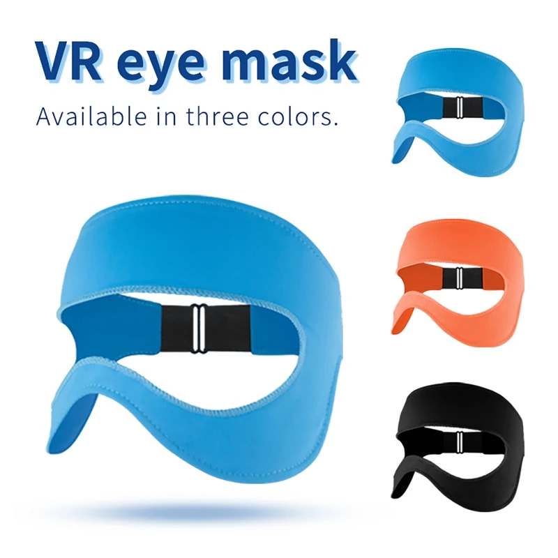 

Breathable VR Eye Mask Elastic Cover Compatible with Oculus Quest 2 VR Glasses Headset Washable Facemasks Accessories