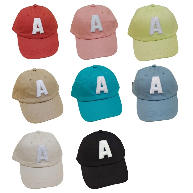

Alphabet-A Toddler Baseball Hat Kid Girls Boys Adjustable Cotton Baseball Cap Dropshipping
