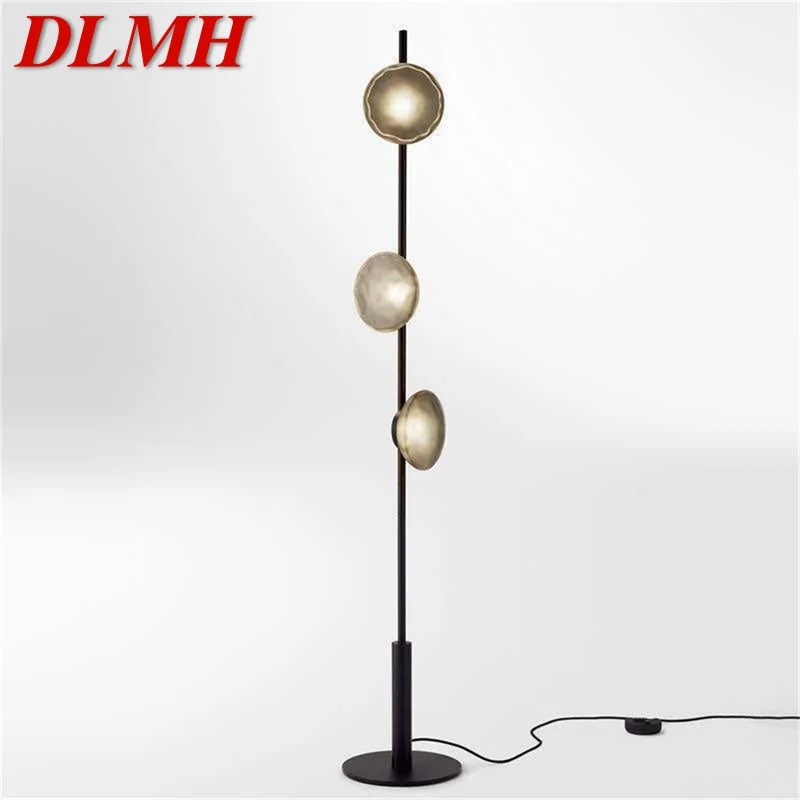 

DLMH Postmodern Vintage Floor Lamp Nordic Creative Luxury Simple LED Standing Decor Light for Home Living Room Hotel