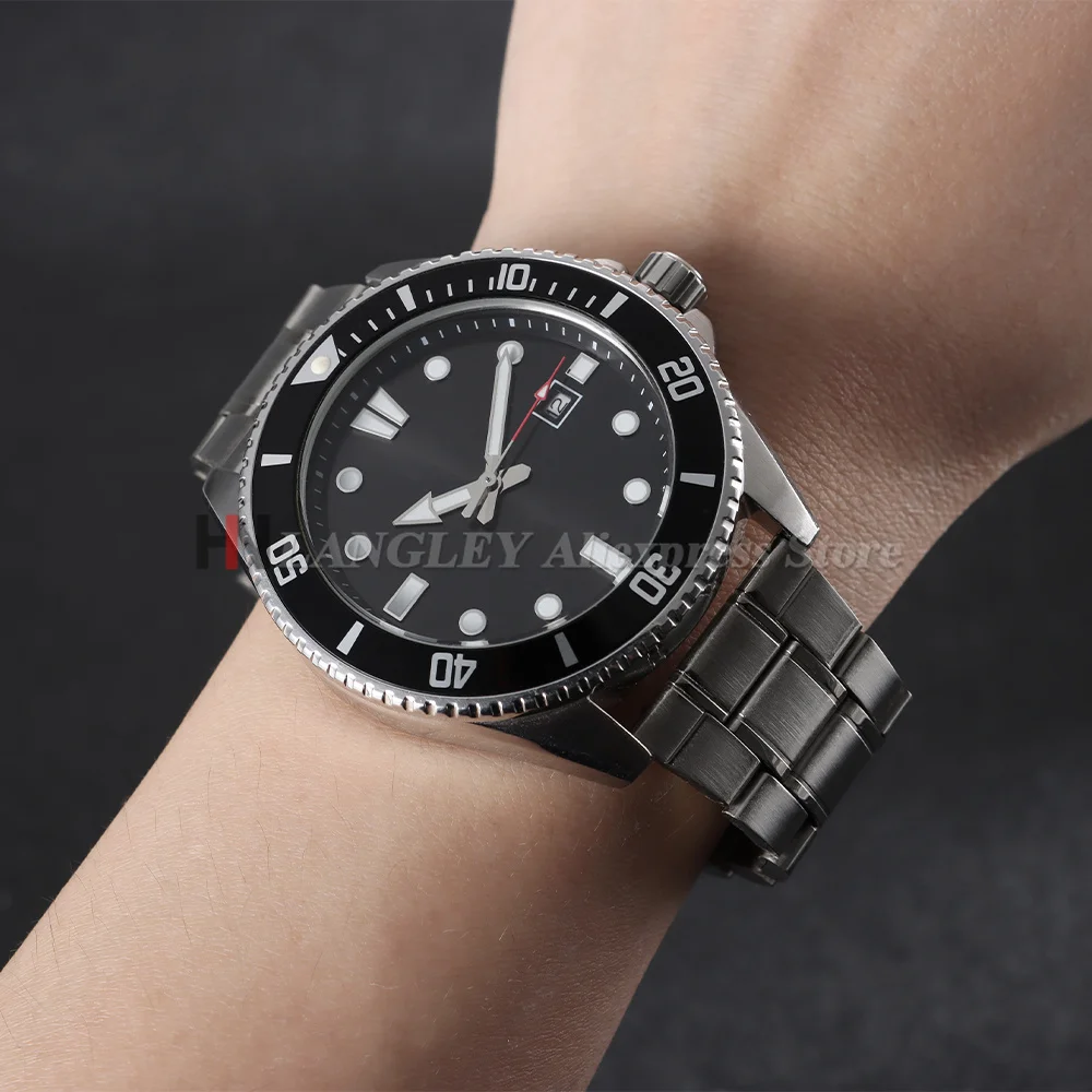 22-миллиметровый ремешок для часов из нержавеющей стали для Rolex и Seiko, многоцветный, 3-рядный, металлический, быстросъемный, с раскладывающейся застежкой (art.: 3920db0011671) - 3920db0011671