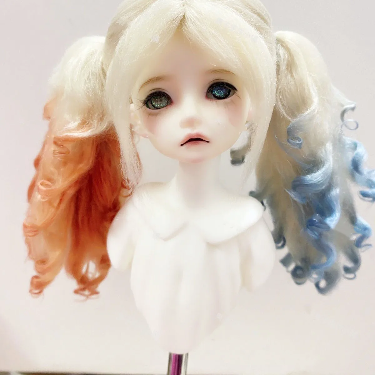 Волосы для куклы OB11 аксессуары шарнирных кукол 1/8 1/6 1/4 цвета Разноцветные