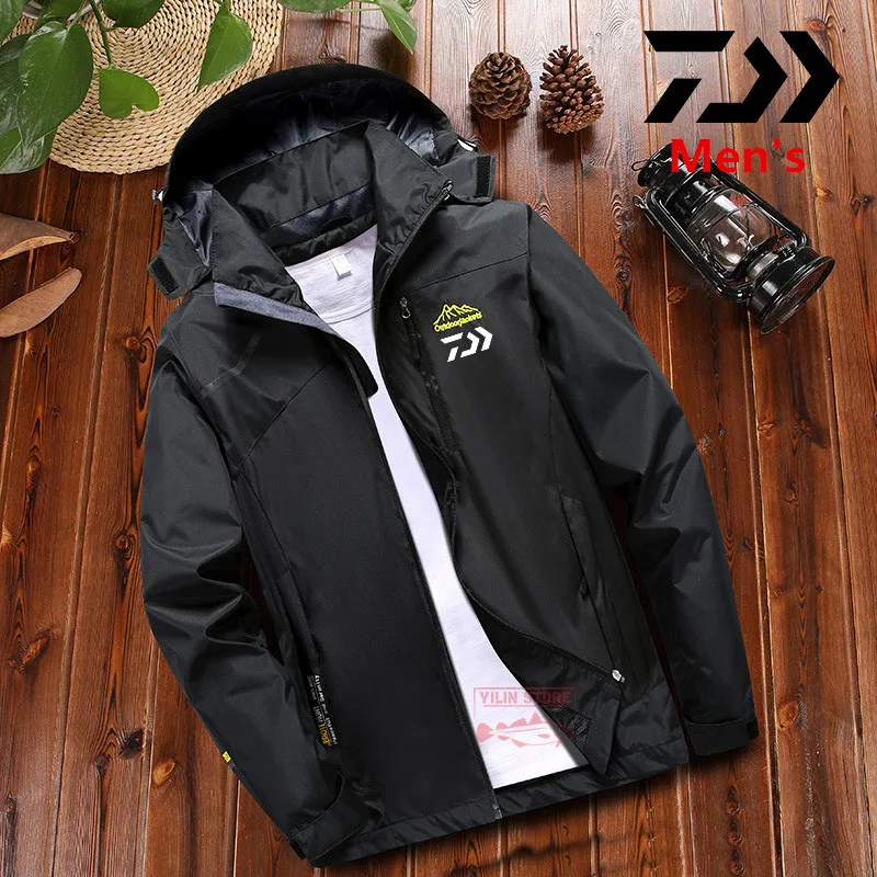 

Daiwa Outdoor Couple Fishing Jacket Men Windproof Waterproof Jacket Spring Autumn Thin Section Large Size Jacket Hiking Clothing