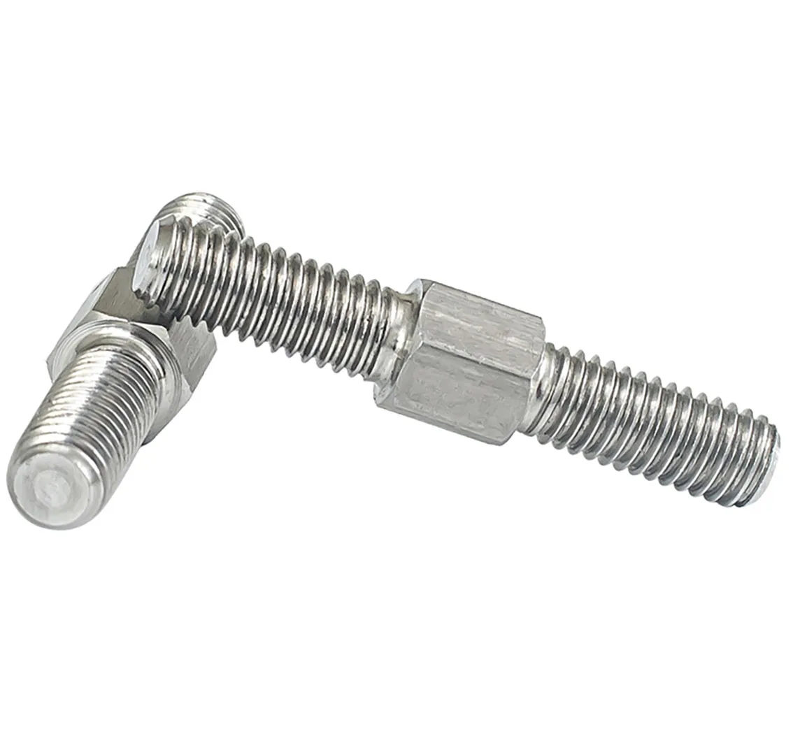 Купи M10 Left and Right Thread Double End Thread Rod 304 Stainless Steel Positive and Negative Thread Bar Stud Bolts Screw за 104 рублей в магазине AliExpress