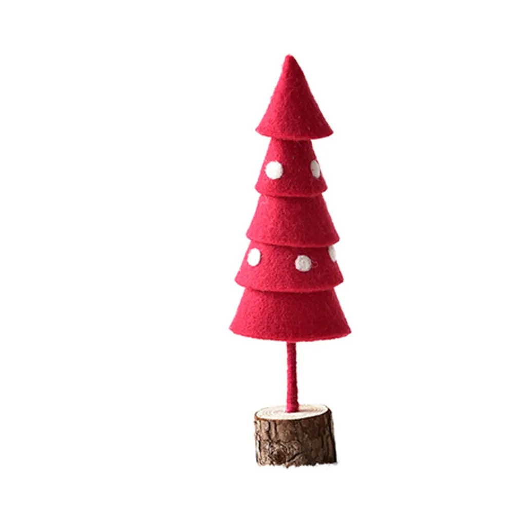 

Стеклянное Рождественское украшение для настольной елки, маленькие рождественские украшения, 1 шт., украшение на Рождество