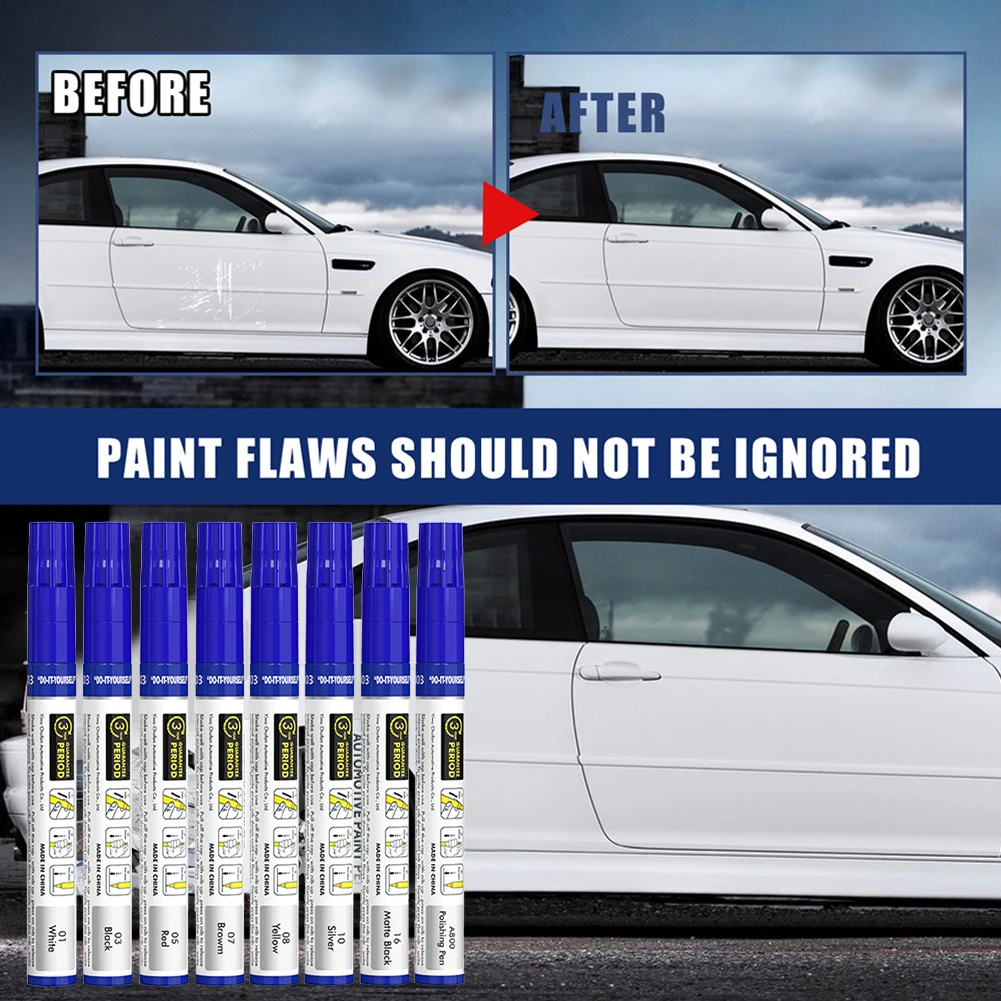 

20ml Car Scratch Repair Paint Scratch Repair Pen Soft Brush Head Touch Up Pen Scratch Remover with Varnish Car Paint Maintenance