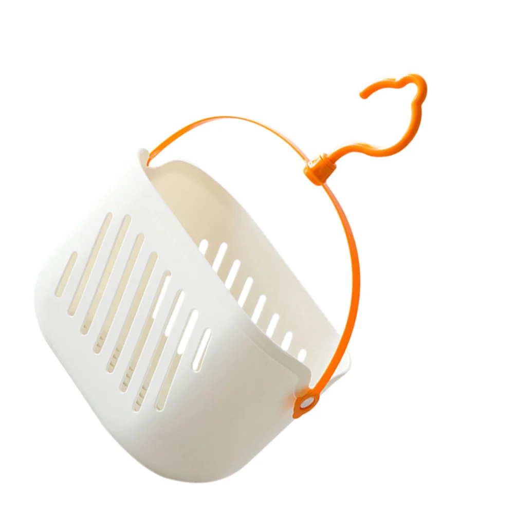 

Hanging Basket Storage Hook Kitchen Bin Shelves Wall Drainer Rack Organizer Mounted Shelf Shower