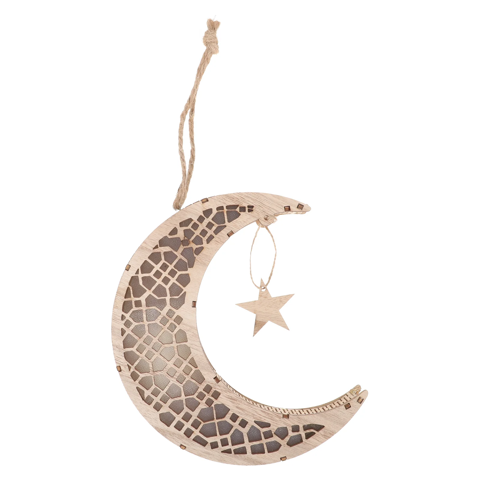 

Ramadan Decoration for Home Moon Ramadan Light Wooden Ramadan Decoration