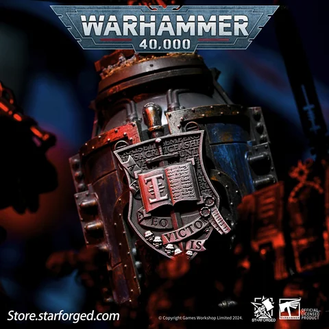 Металлическая брошь JOY TOY Warhammer 40K  Space Marine