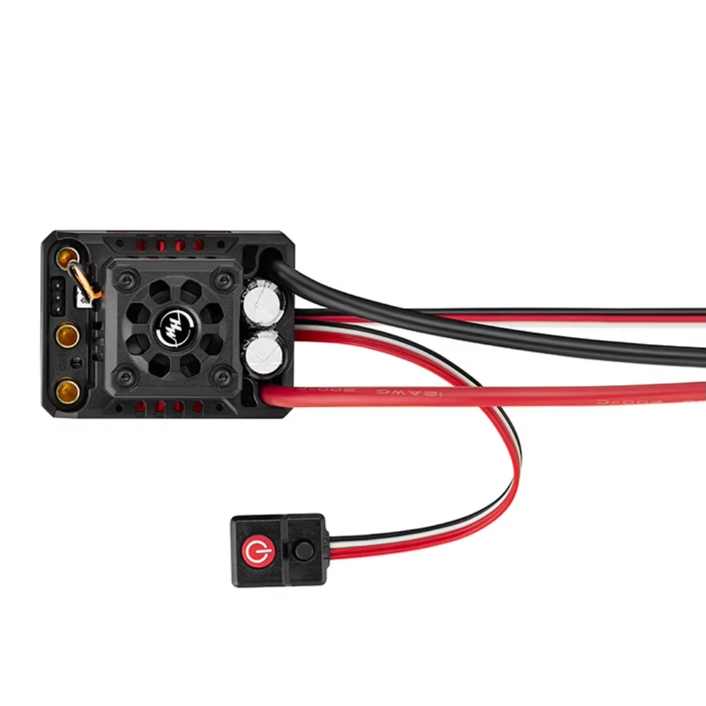 Фото Hobbywing QUICRUN WP 10BL120 G2 120A Бесколлекторный ESC, водонепроницаемый регулятор скорости, разъем XT60, 2-4S Lipo для моделей автомобилей масштаба 1/10 и 1/12. №4