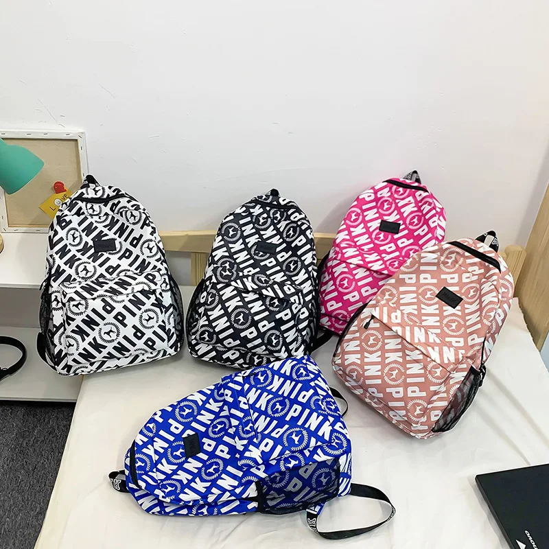 Women'S Trekking Backpack Monogram Gym Fitness Yoga Outdoor Climbing Travel Luggage Weekend Hiking Duffle Female Bag for Sports