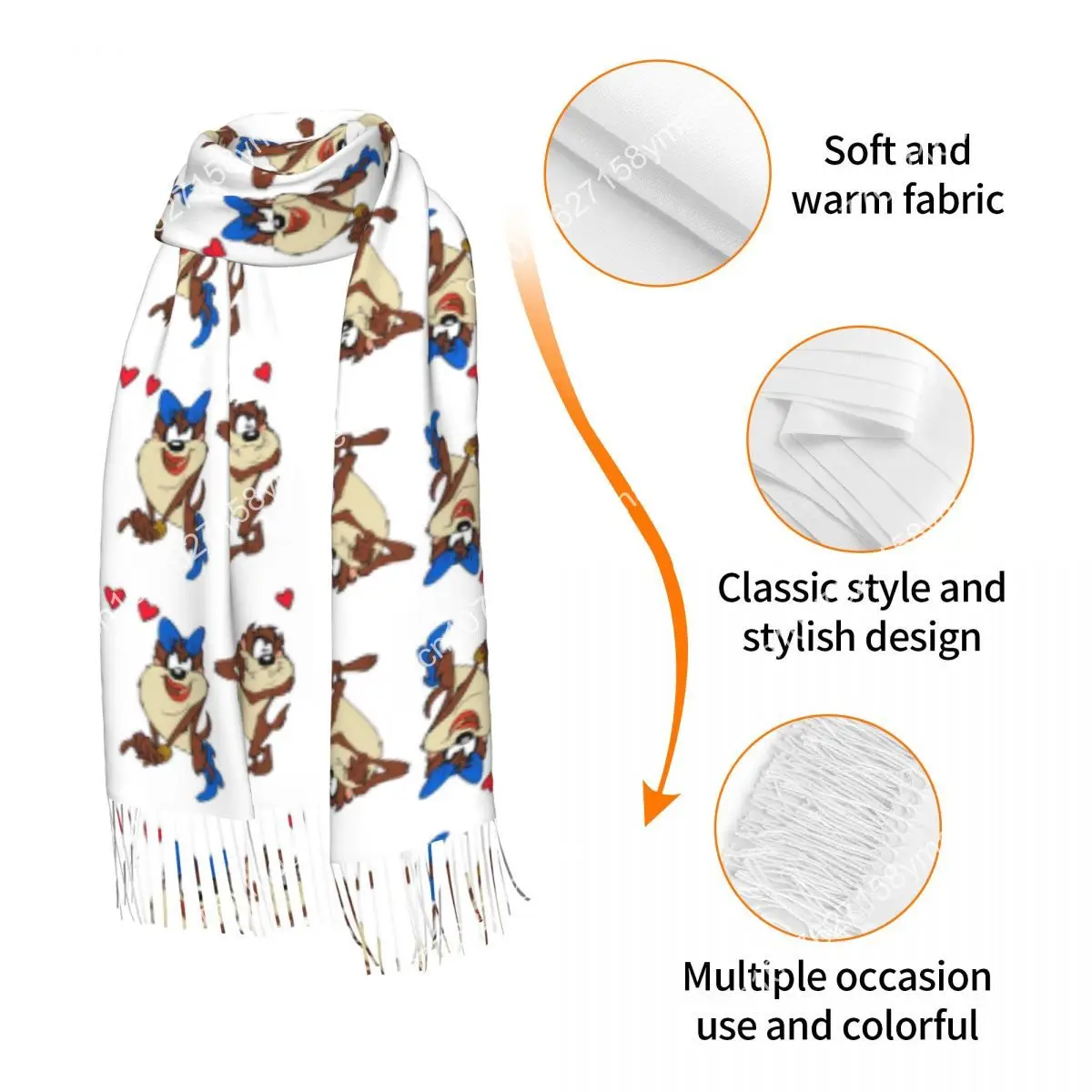 Рисунок 6 - Универсальный шарф на заказ с забавными