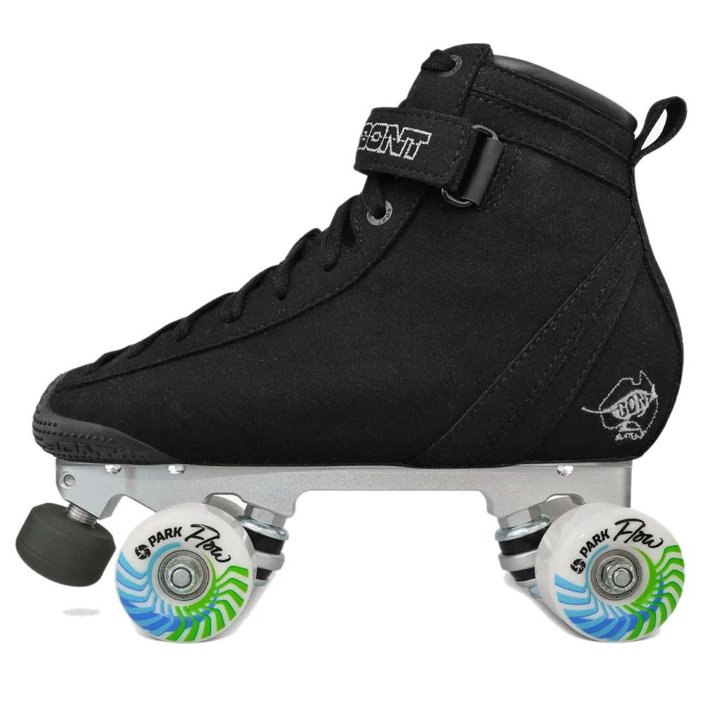 Фото Роликовые коньки BONT Vegan ParkStar Black для улицы и парка, прочные скоростные ролики для повседневного использования и роллер-дерби №1