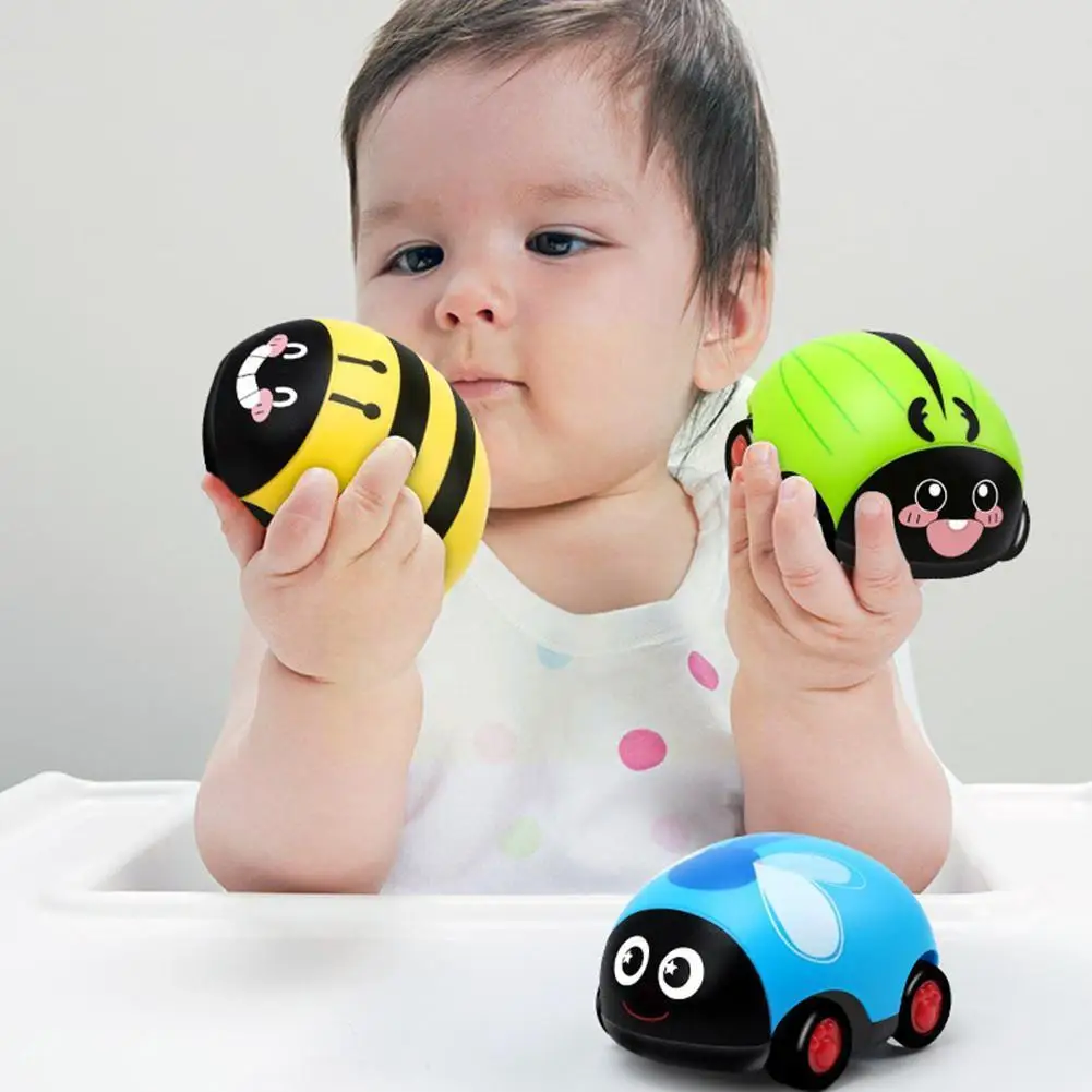 

1pcs Cute Children Insects Pull Back Inertia Car Toy Insect Return Car Baby Puzzle Insect Model Toys For Kids Educational G Y4h4