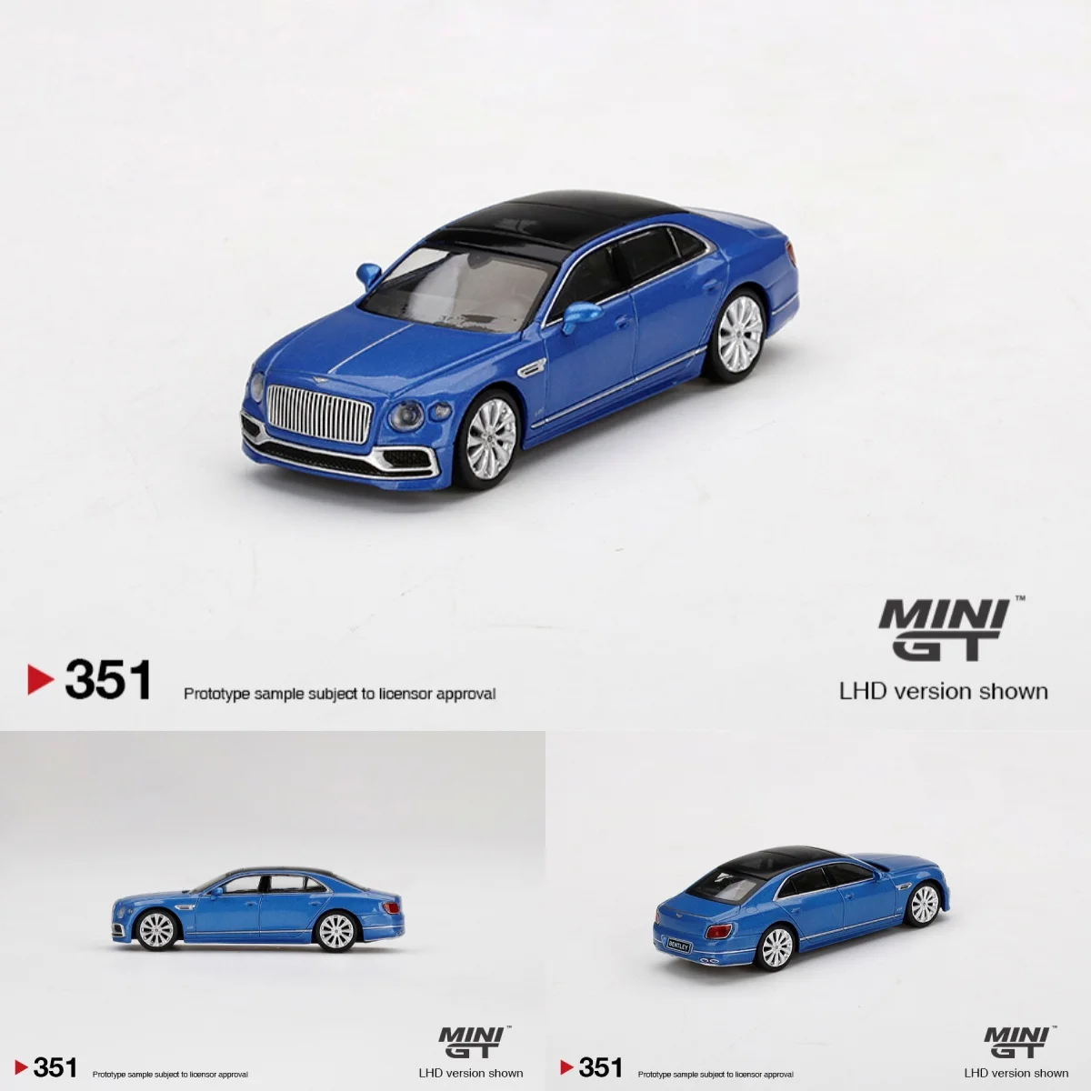 

MINI GT 1/64 Flying Spur Neptune Diecast Car Model