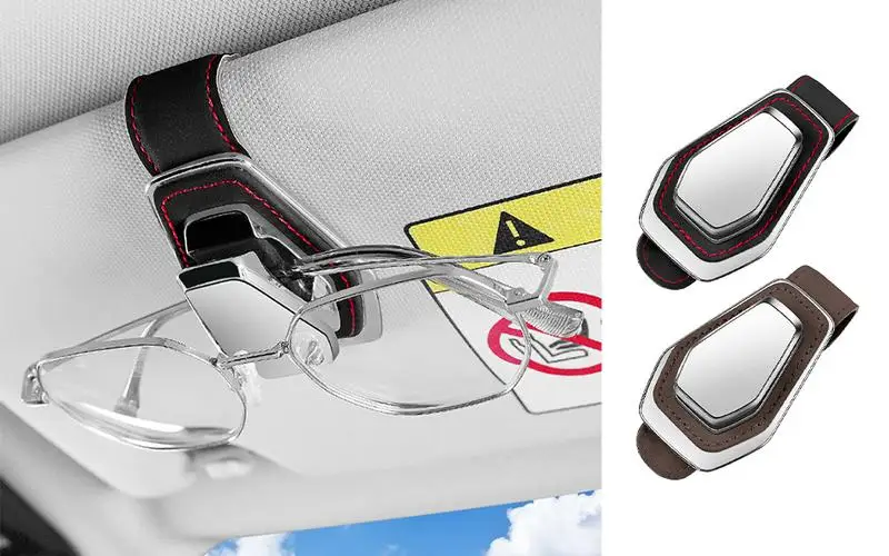 

Auto Sun Visor Glasses Clip Eyeglasses Clip For Sun Visor Eyeglass Hanger Clip Ticket Card Universal Car Clip Interior auto