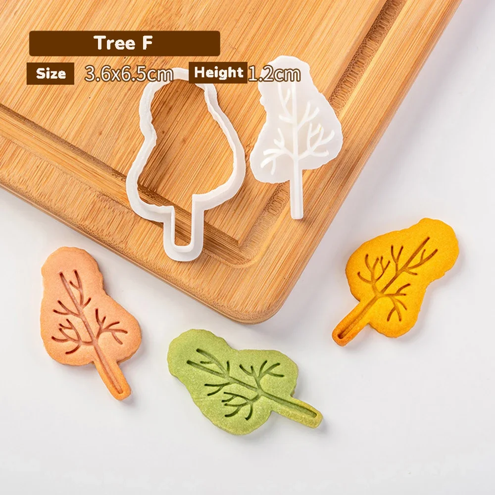 

Форма для печенья с мультяшными листьями