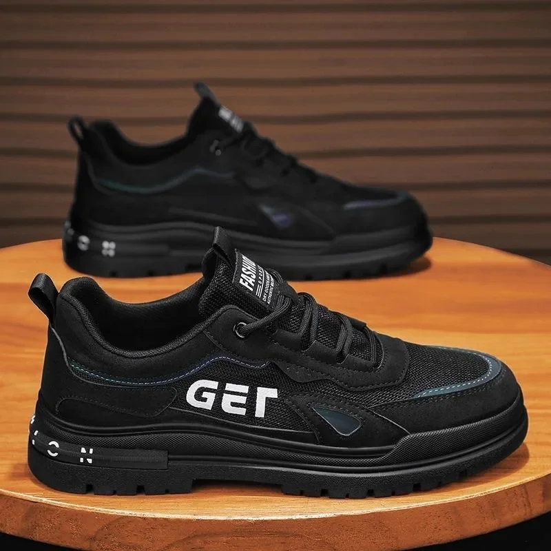 Летняя мужская обувь дышащие повседневные кроссовки 2024 уличная модная для