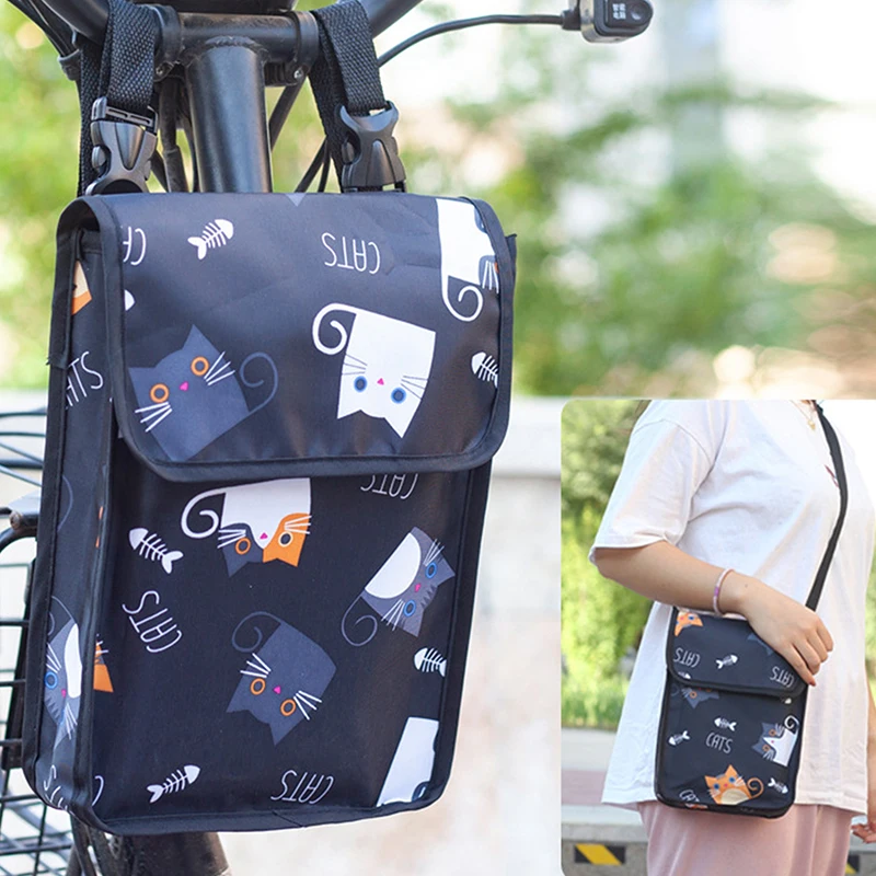 

Cycling Waterproof Front Storage Bag Bike Basket Mobile Phone Water Cup Storage Bicycle Bags for Motorcycle Electric Vehicle Bag