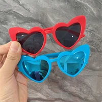 cute uv400 protection eyewear fashion heart shaped sunglasses kids sunglasses children sun glasses love heart glasses