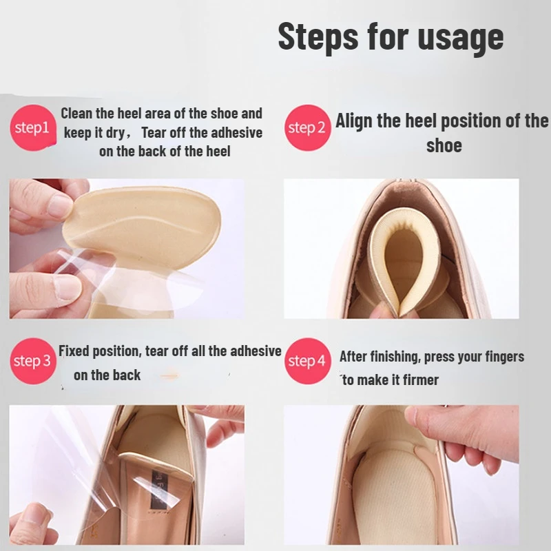 1Pair Women Half Insoles For Shoes High Heels Silicone Foot Pads  Liner Insert Heel Pain Relief Protector Cushion Pads