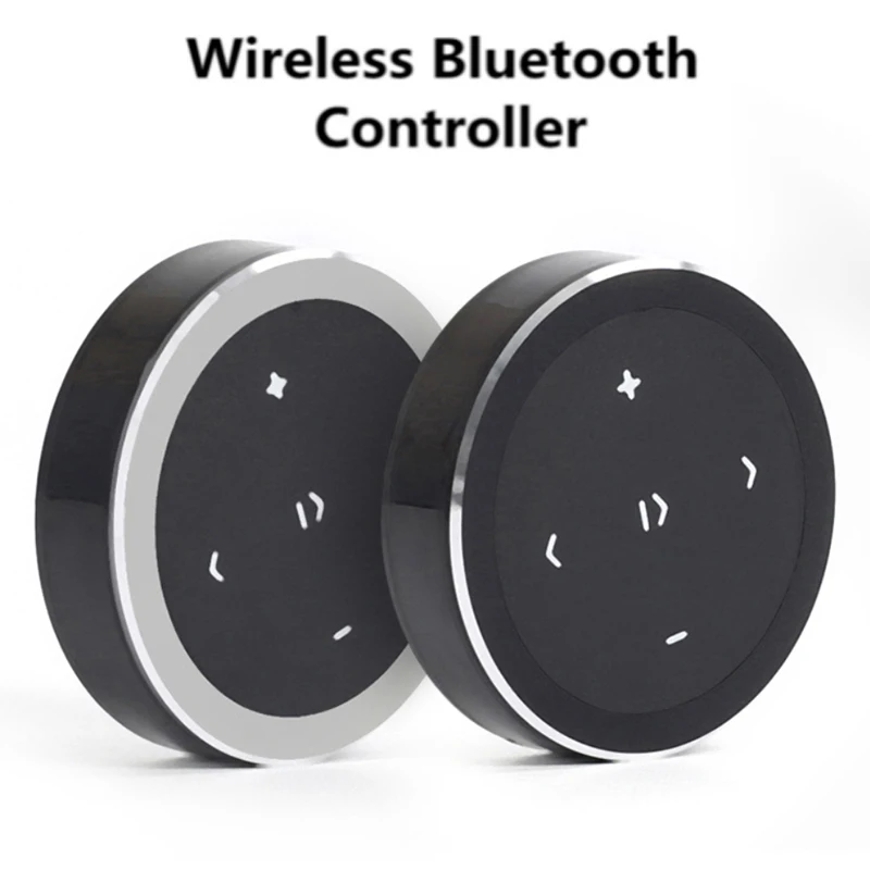 

New Steering Wheel Music Player Wireless Bluetooth Remote Control Media Button Multimedia For Android IOS Smartphone Car Kit