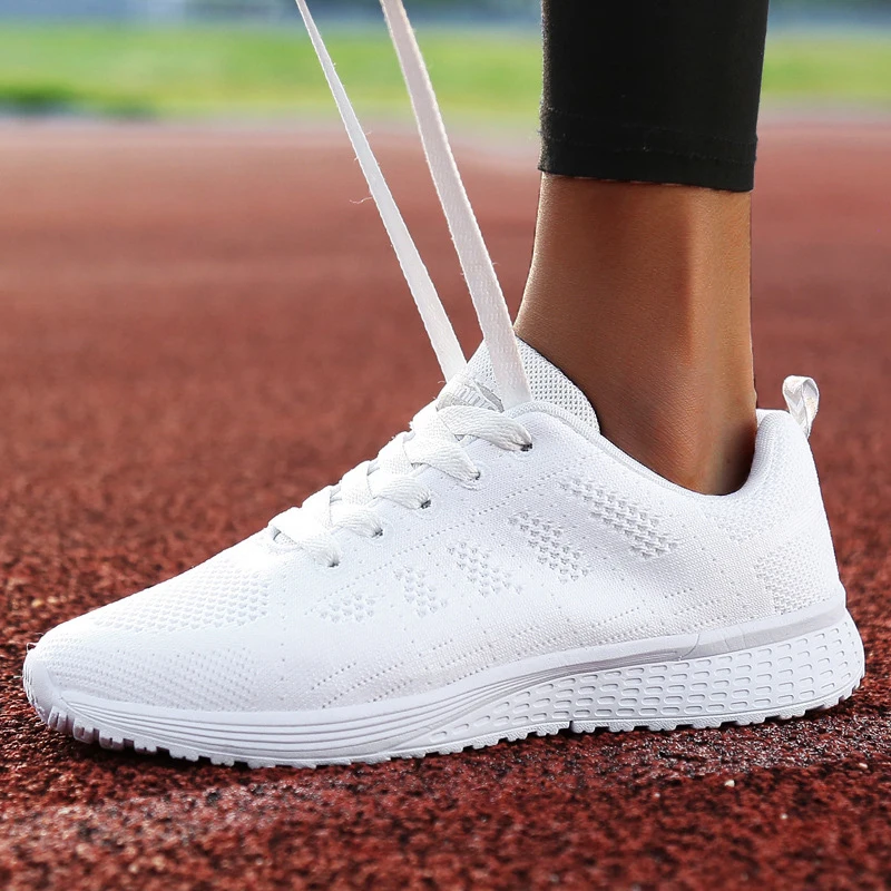 

Туфли женские на шнуровке, мягкие дышащие кроссовки, круглый носок, модная дизайнерская обувь