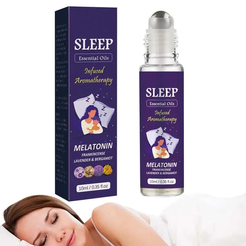 

Эфирное масло для сна 10 мл, успокаивающий спрей для сна, растительная эссенция, лаванда и бергамот, успокаивающее эфирное масло для ухода за кожей