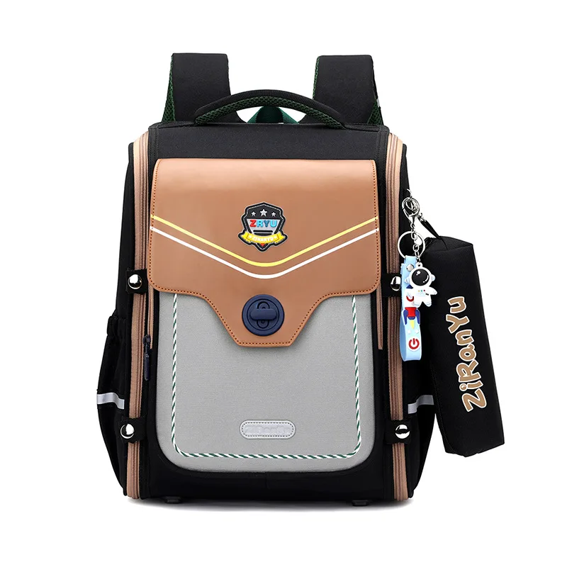 

Astronaut children school bags with case High quality hard nylon space backpack kids orthopedic schoolbag British style knapsack