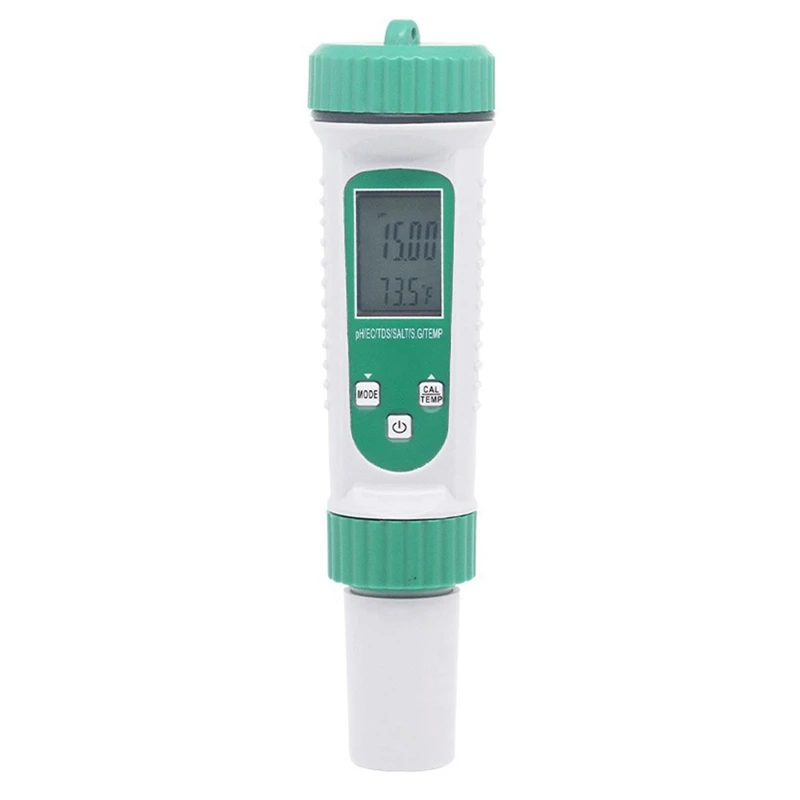 

Promotion! 6 In 1 PH Meter EC TDS Salinity S.G Temp High Precision Water Quality Testing Acidity Meter For Laboratory Aquarium