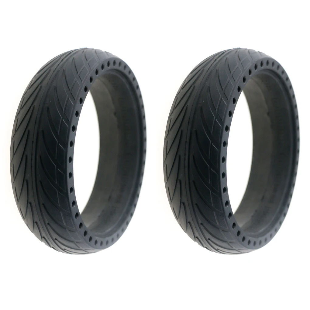 

Шина для скутера, противоскользящая амортизирующая колесная шина, износостойкая полые шины для ночной безопасности, сменные бытовые 1 шт.