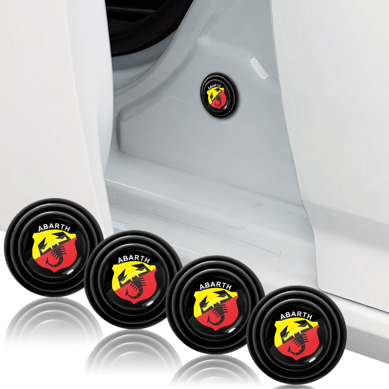 4 шт. силиконовый автомобильный дверной амортизатор звукоизоляционный коврик