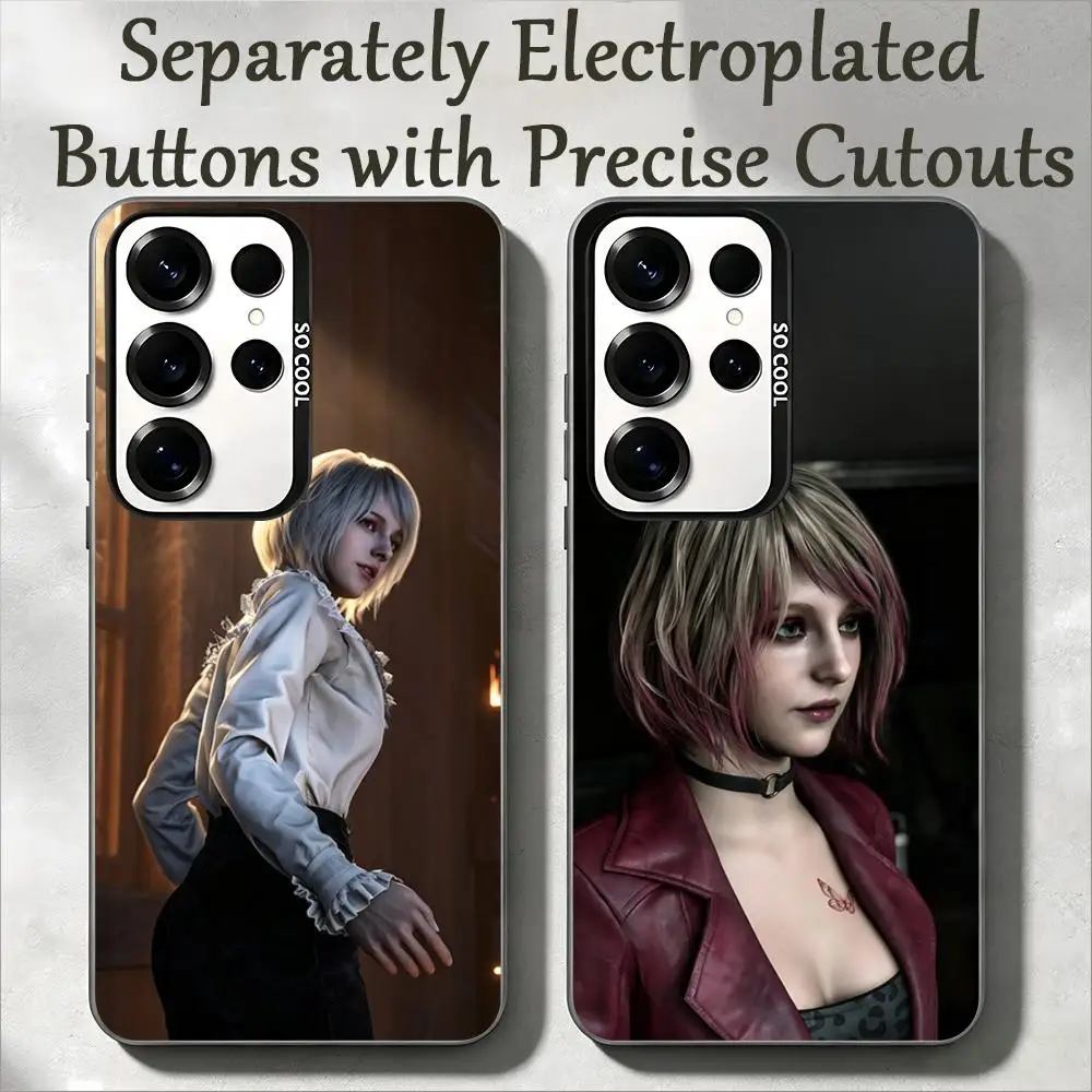 Фото Чехол для телефона RE Game Hot Ashley, IMD, цветной, серебристый, подходит для Samsung S25 S24 S23 S22 S21 S26 Plus Ultra Fold A. №1