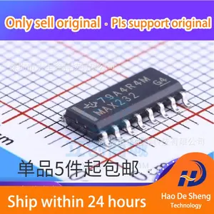 10PCS/LOT MAX232DR MAX232D MAX232 SOP-16 RS232 Transceiver IC New Original In Stock