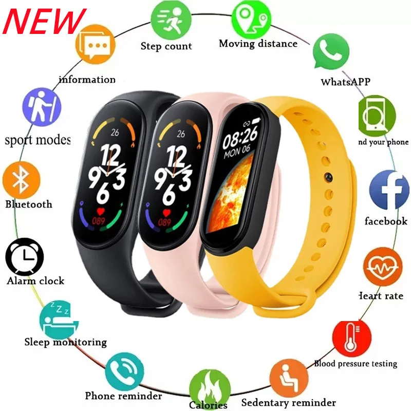 Смарт-часы M7 с Bluetooth и Пульсометром |