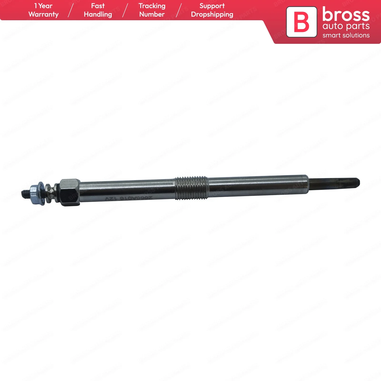 

Bross BGP69 1 Piece Heater Glow Plug 12 Volt for Perkins 2666A016 1103 1104 1106 Made in Turkey, Fast Shipment, Top Store