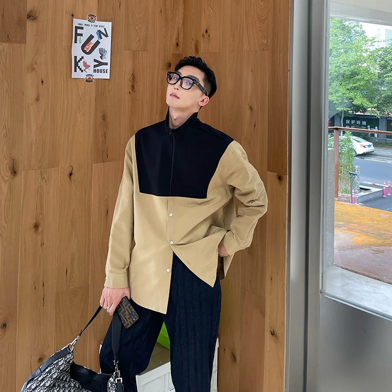 

2022 spring and autumn new women's satin chiffon shirt design sense of light and familiar solid color drape satin top