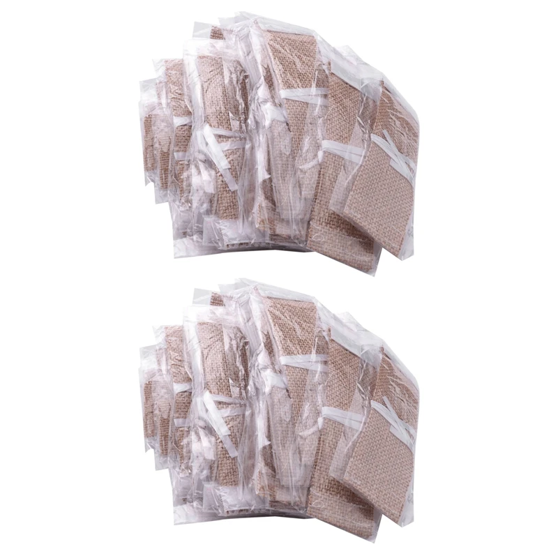 

Hot XD-60 Pcs Linen Napkin Rings, Handmade Lace Napkin Rings For Rustic Wedding Party And Daily Use, Home Decor