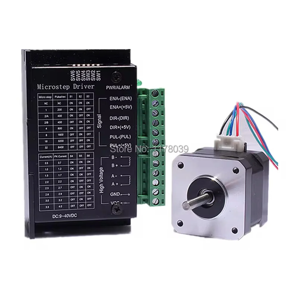 42BYGH34 42 Шаговый двигатель + 4.0A шаговый крутящий момент 0.28N.M 1.5A длина 34 мм 2-фазный