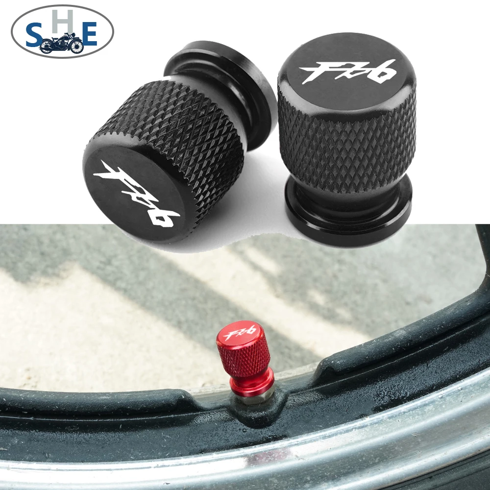 

FZ6 Logo For Yamaha FZ1 FZ6 FZ600 FZ6R FZ8 Fazer High Quality Motorcycle CNC Accessories Wheel Tire Parts Valve Stem Caps Cover
