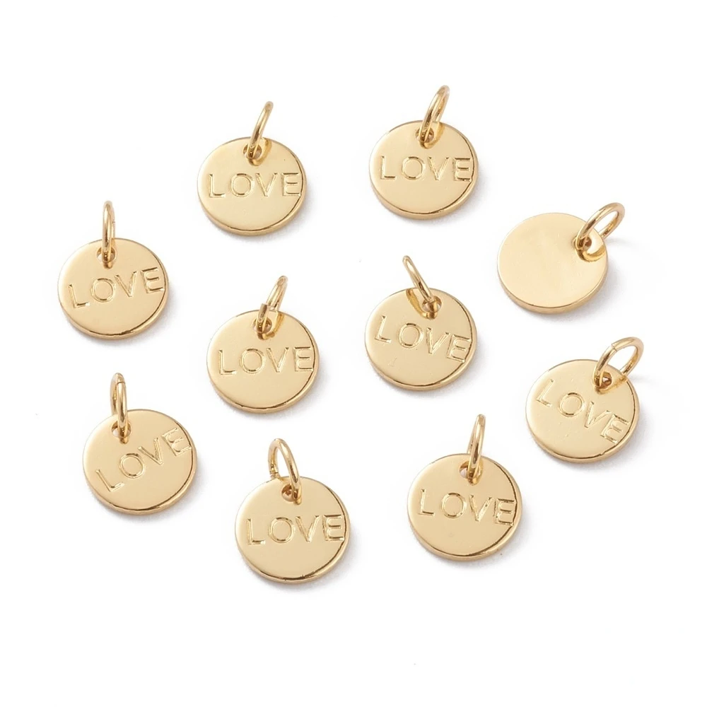 

2-5pcs Brass Big Pendants Long-Lasting Plated Plated Lead Free & Nickel Free Triangle Real 18K Gold Plated