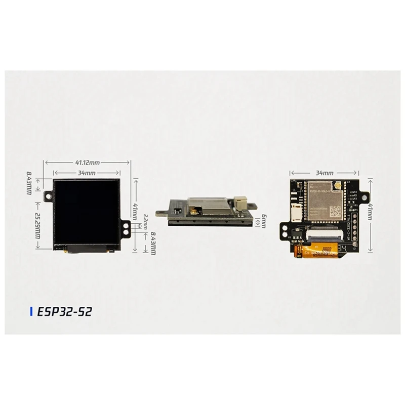 ЖК-экран ESP32-S2 1 54 дюйма с последовательным интерфейсом 240X240
