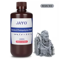 jayo 3d resin liquid 3d printer 1kg 405nm standard with high precision for lcd 3d printing materi photopolymer resin transparent