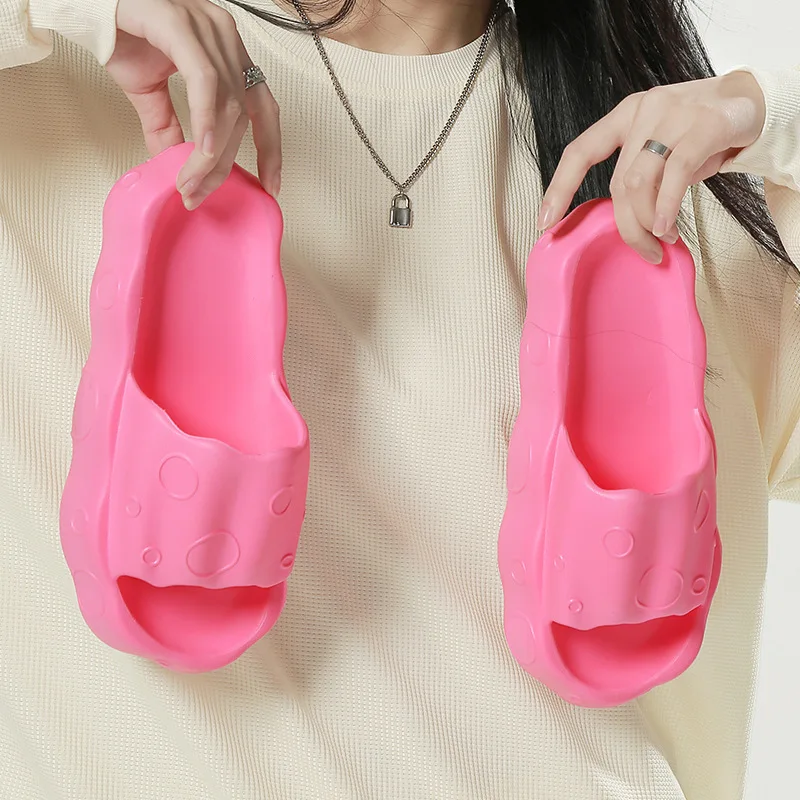 

Летние шлепанцы и сандалии, Эва, уличные тапочки для мужчин и женщин, Тапочки с мягкой подошвой, Пузырьковые