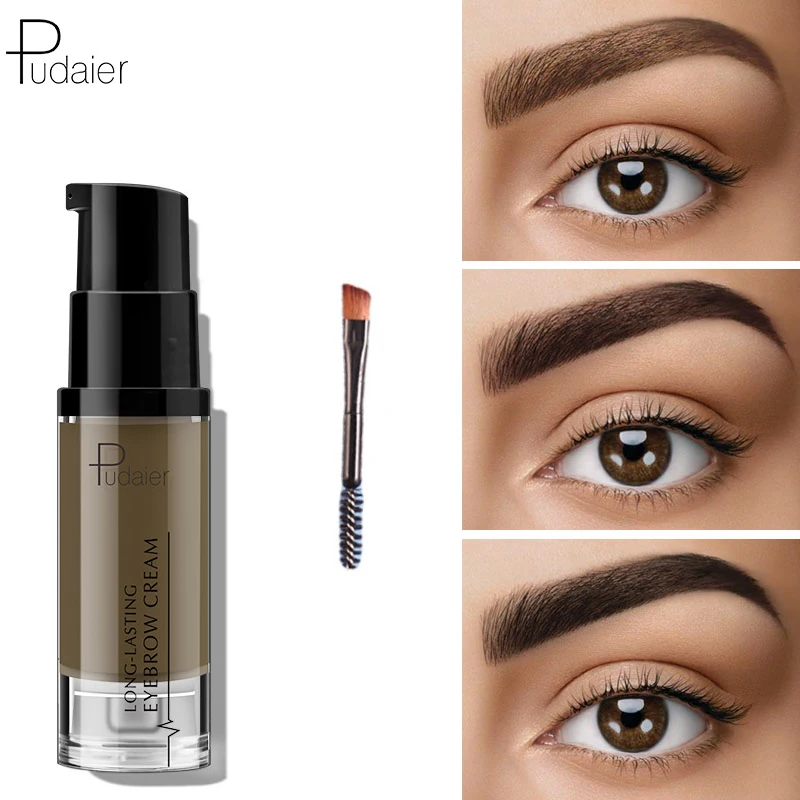 

Eyebrow Gel Cosmetics Waterproof Long Lasting Tint Makeup Brush Set Brown Enhancer Eye Brow Wax Dye Cream Paint Professional
