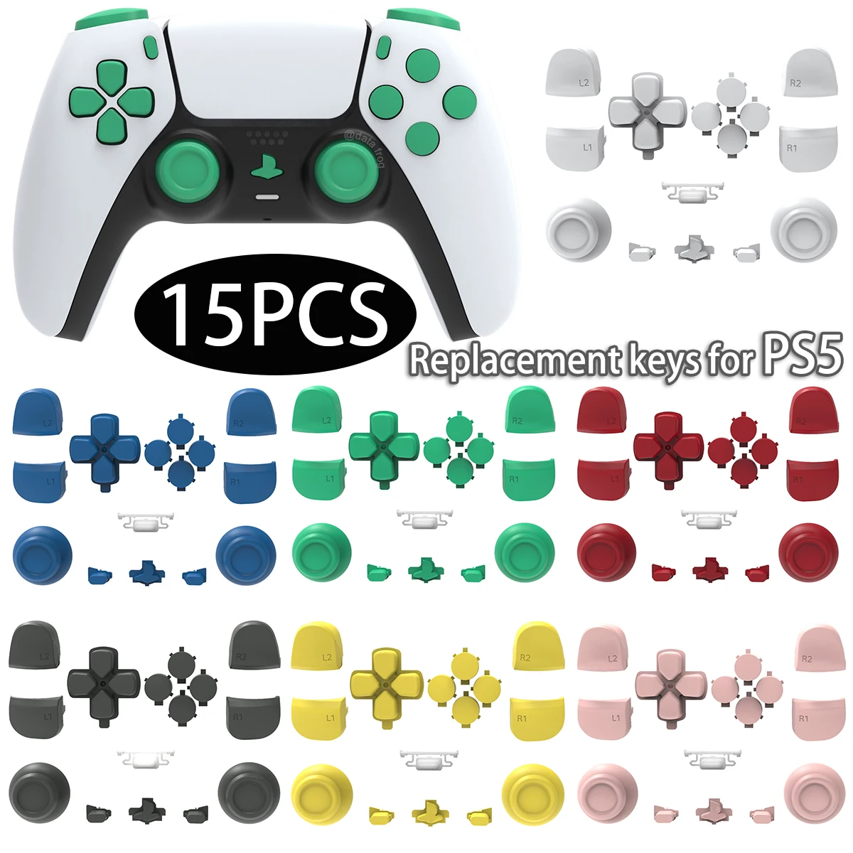 

repuesto para PS5 PlayStation 5, tecla de cruzada, , carcasa, accesorios